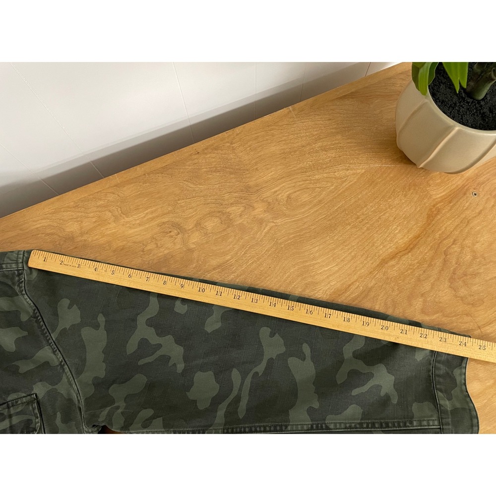 Urban Outfitters Camo Oversized Fit Shirt Jacket Green Camouflage Mens Large - Picture 5 of 6
